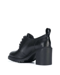 Черные кожаные ботильоны на шнуровке от Camper