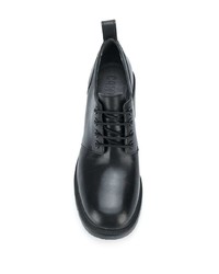 Черные кожаные ботильоны на шнуровке от Camper