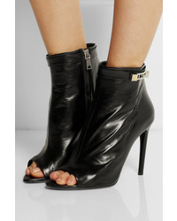 Черные кожаные ботильоны с вырезом от Proenza Schouler