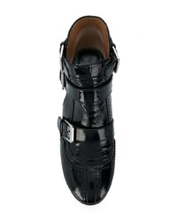 Черные кожаные ботильоны с вырезом от Laurence Dacade