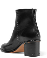 Черные кожаные ботильоны с шипами от Rag & Bone