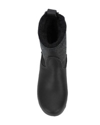 Черные кожаные ботильоны от No.6