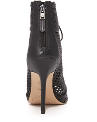 Черные кожаные ботильоны от Sam Edelman