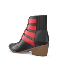 Черные кожаные ботильоны от Toga Pulla