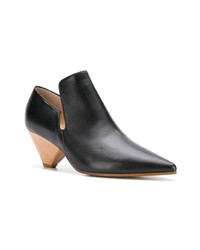 Черные кожаные ботильоны от Christian Wijnants