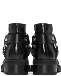 Черные кожаные ботильоны от MCQ