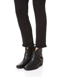 Черные кожаные ботильоны от Joie