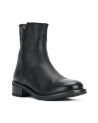 Черные кожаные ботильоны от Henderson Baracco