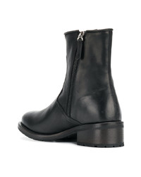 Черные кожаные ботильоны от Henderson Baracco