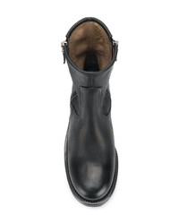 Черные кожаные ботильоны от Henderson Baracco