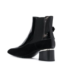 Черные кожаные ботильоны от Tod's