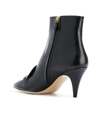 Черные кожаные ботильоны от Tod's