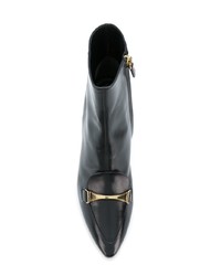 Черные кожаные ботильоны от Tod's