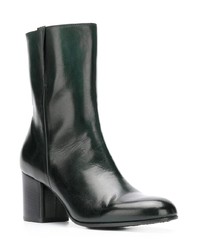 Черные кожаные ботильоны от Pantanetti