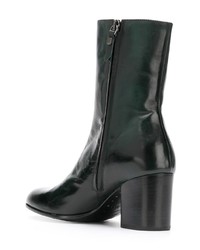 Черные кожаные ботильоны от Pantanetti