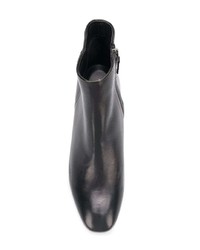 Черные кожаные ботильоны от Fabio Rusconi