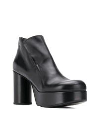 Черные кожаные ботильоны от Jil Sander