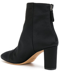 Черные кожаные ботильоны от Alexandre Birman