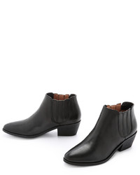 Черные кожаные ботильоны от Joie