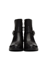 Черные кожаные ботильоны от Rag and Bone