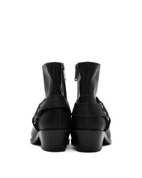 Черные кожаные ботильоны от Golden Goose