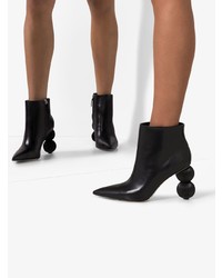 Черные кожаные ботильоны от Cult Gaia