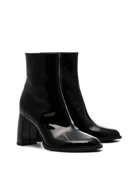 Черные кожаные ботильоны от Ann Demeulemeester