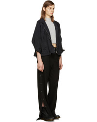 Черные кожаные ботильоны от Dr. Martens