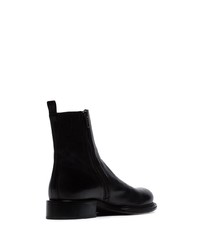 Черные кожаные ботильоны от Ann Demeulemeester