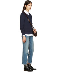 Черные кожаные ботильоны от A.P.C.