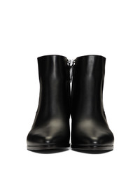 Черные кожаные ботильоны от Nicholas Kirkwood