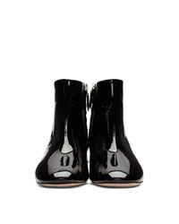 Черные кожаные ботильоны от Miu Miu