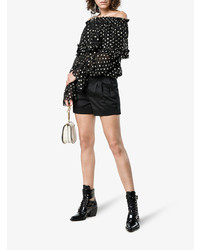 Черные кожаные ботильоны от Chloé