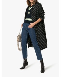 Черные кожаные ботильоны от Aquazzura