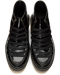 Черные кожаные ботильоны от Pierre Hardy