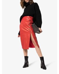 Черные кожаные ботильоны от Fabrizio Viti