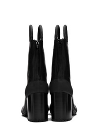 Черные кожаные ботильоны от Random Identities