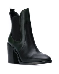 Черные кожаные ботильоны от Tommy Hilfiger