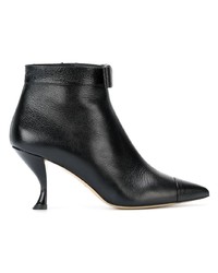 Черные кожаные ботильоны от Thom Browne