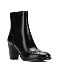 Черные кожаные ботильоны от Church's