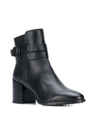Черные кожаные ботильоны от Tod's