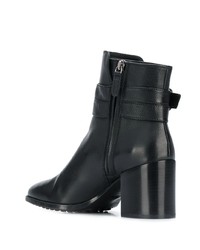 Черные кожаные ботильоны от Tod's