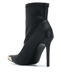 Черные кожаные ботильоны от Versace Jeans Couture
