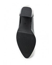 Черные кожаные ботильоны от Chasse