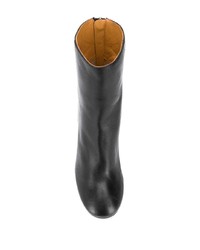 Черные кожаные ботильоны от Isabel Marant