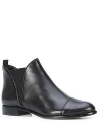 Черные кожаные ботильоны от Alexandre Birman