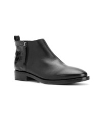 Черные кожаные ботильоны от Geox