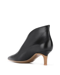 Черные кожаные ботильоны от Gianvito Rossi