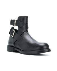 Черные кожаные ботильоны от Diesel