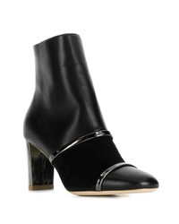 Черные кожаные ботильоны от Malone Souliers
